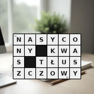 Hasło krzyżówkowe kwas tłuszczowy który nie zawiera podwójnych wiązań w cząsteczce - nasycony kwas tłuszczowy – rozwiązanie, synonimy, podpowiedzi i definicje krzyżówkowe